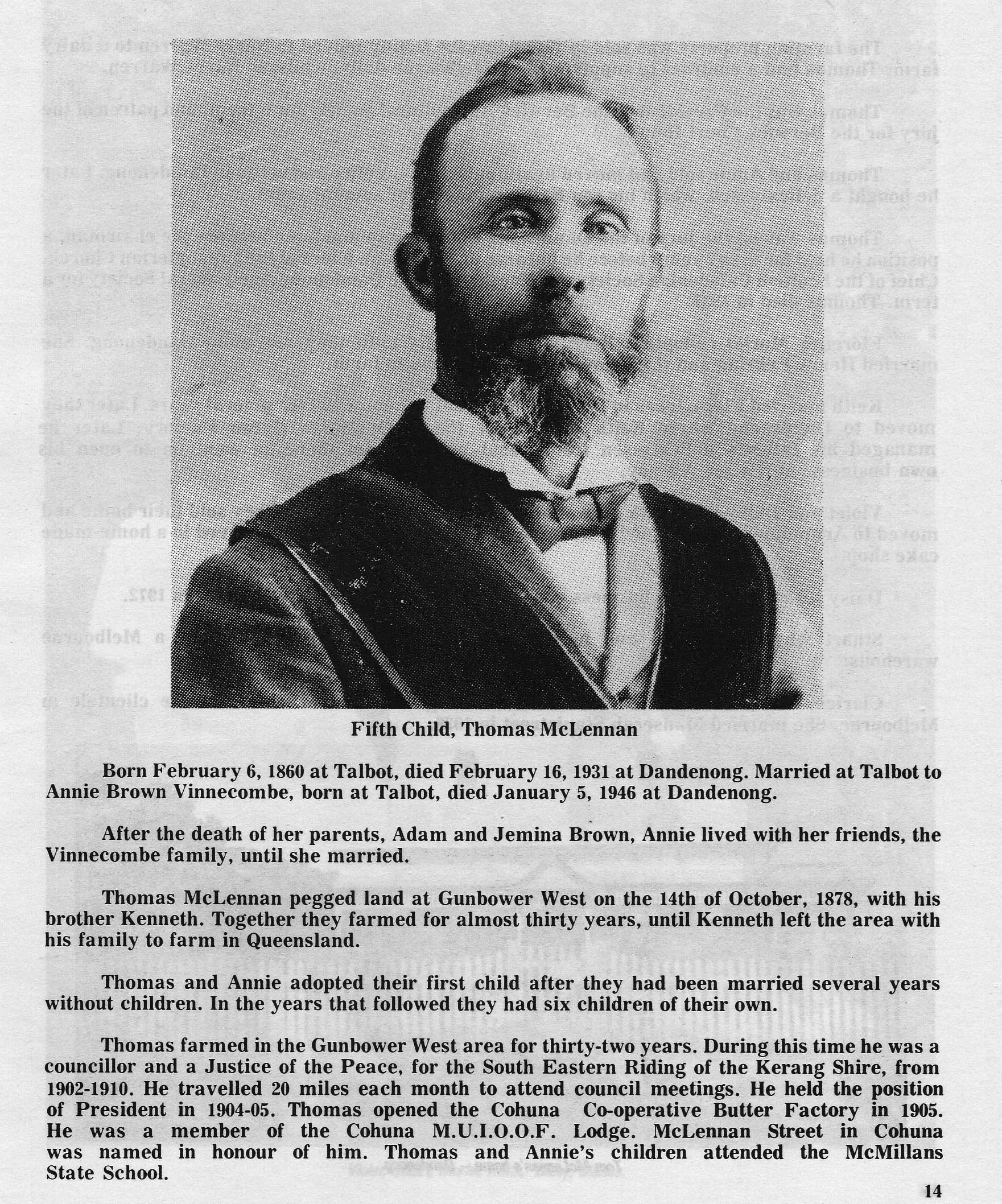 Photo of photos/Thomas McLennan b1860 Vic portrait